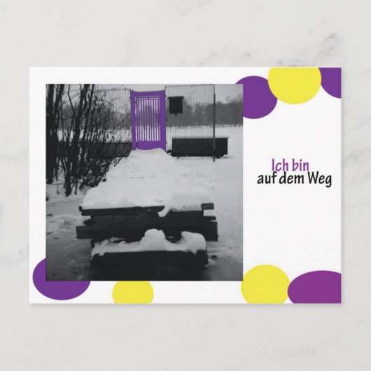 イチビンオーフデムウェグ ポストカード (正面)