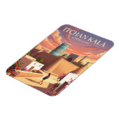 イチャン・カラ ウズベキスタン マグネット (左側)