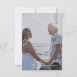 イチョウお洒落ンゴビロバフラット保存カード セーブザデート