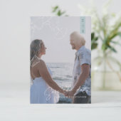 イチョウお洒落ンゴビロバフラット保存カード セーブザデート (スタンド正面)