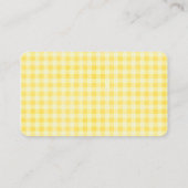 イチョウにタンポポをつけた黒猫 名刺 (裏面)