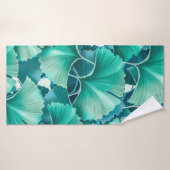 イチョウのイラストレーション バスタオル (バスタオル)