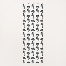 イチョウの葉のリンゴ版画 ヨガマット