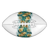 イチョウの葉の枝 イチョウ アメリカンフットボール (正面)