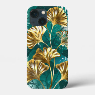 イチョウの葉の枝 イチョウ iPhone 13 MINIケース