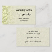 イチョウの葉2 名刺 (正面/裏面)