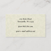 イチョウの葉2 名刺 (裏面)