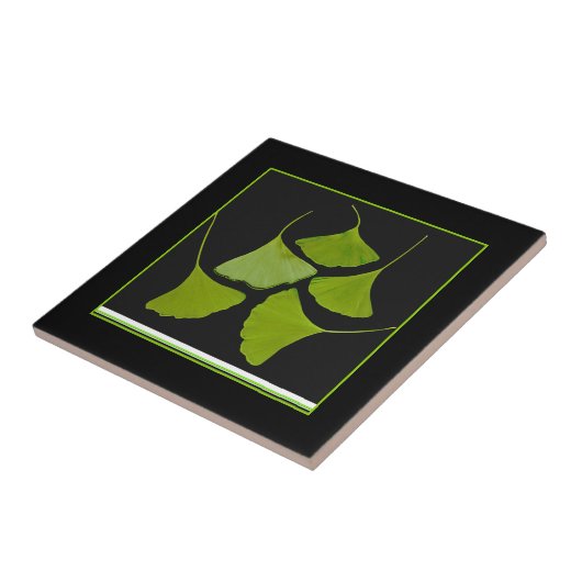 イチョウの葉 タイル (側面)