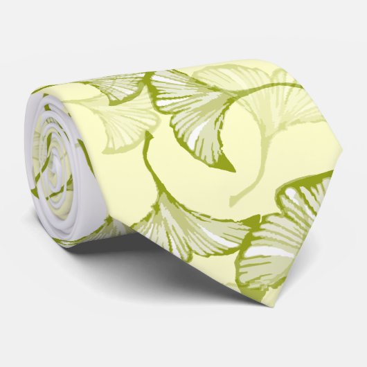 イチョウの葉 ネクタイ (ロール)