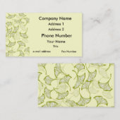 イチョウの葉 名刺 (正面/裏面)