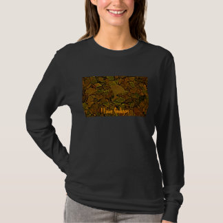 イチョウの葉、私はイチョウを愛します Tシャツ