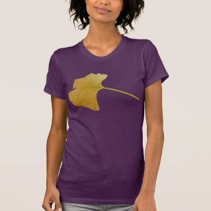 イチョウのBilobaの葉のTシャツ Tシャツ