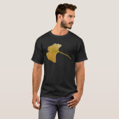 イチョウのBilobaの葉のTシャツ Tシャツ (正面フル)
