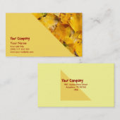 イチョウのBilobaの葉 名刺 (正面/裏面)