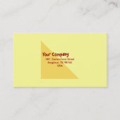 イチョウのBilobaの葉 名刺 (裏面)