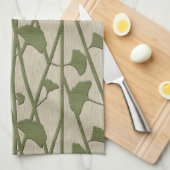 イチョウのbiloba キッチンタオル (四つ折り)