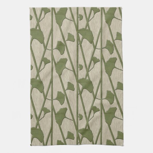 イチョウのbiloba キッチンタオル (縦)