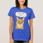 イチョウは最高の猫好きのタビー猫 Tシャツ (正面)