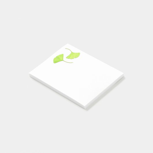 イチョウは植物の芸術を去ります ポストイット (アングル)