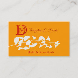 イチョウイラストレーション(モノ グラム) 名刺