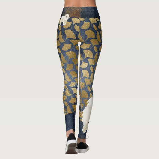 イチョウクリーム色の食事のレギンス!!! レギンス (裏面)