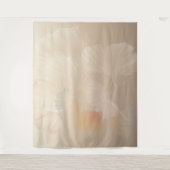 イチョウ植物学抽象芸術グラフィックアート赤面 タペストリー (正面)