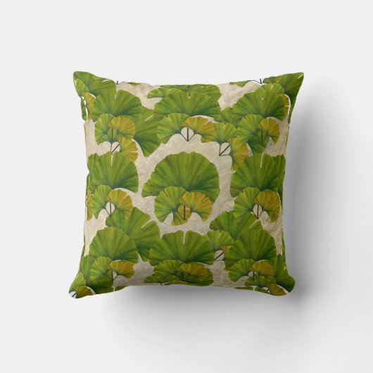 イチョウ素晴らしゴアートフォーユアアーツ&クラフツバンガロー クッション (裏面)