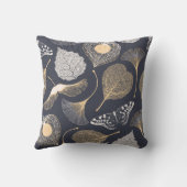 イチョウ葉のフローラエレガンス。 クッション (裏面)