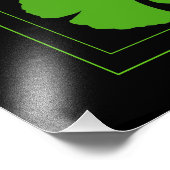 イチョウ葉のプリント – ウォールアート (角)