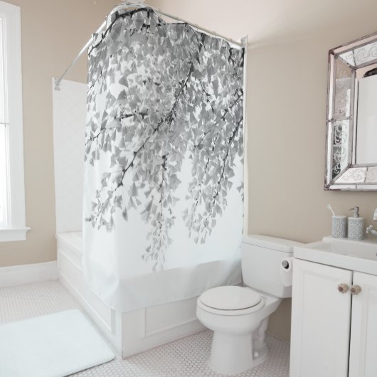 イチョウ葉の夢#5 #wall #decor #art シャワーカーテン (インサイチュ)