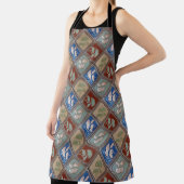 イチョウ葉付エプロンプリント エプロン (インサイチュ)