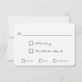 イチョウ葉春グリーンRSVP 出欠カード (裏面)