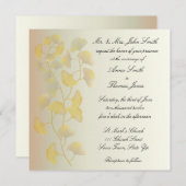 イチョウ葉秋招待状 招待状 (正面/裏面)