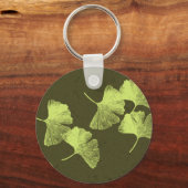 イチョウ葉 キーホルダー (正面)