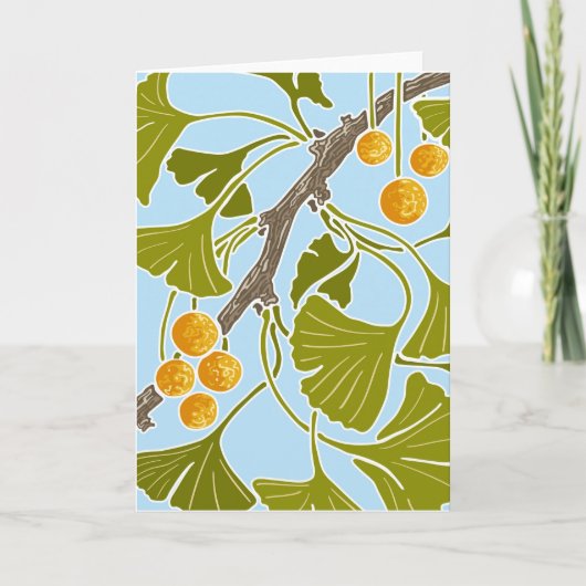 イチョウ踊り カード (正面)