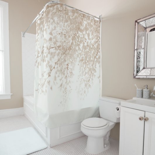 イチョウ離れの夢6 #nature #art シャワーカーテン (インサイチュ)