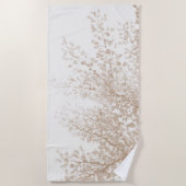 イチョウ離れの夢6 #nature #art ビーチタオル (正面)