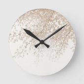 イチョウ離れの夢6 #nature #art ラウンド壁時計 (正面)