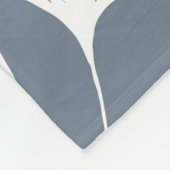 イチョウ離れロバの継ぎ目 フリースブランケット (角)