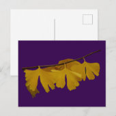 イチョウ離れロバ ポストカード (正面/裏面)