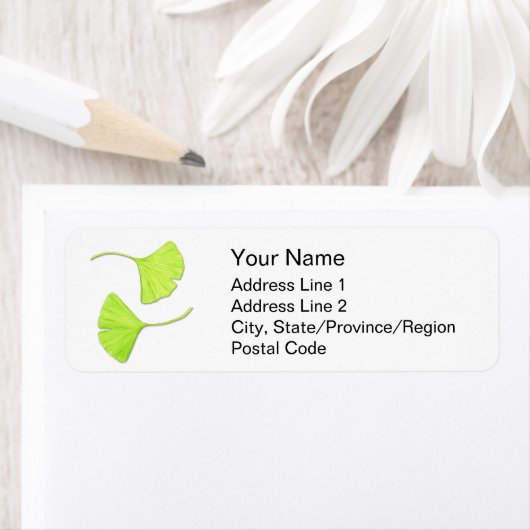 イチョウ離れ住所 シール (インサイチュ)