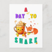 イチョウ・オークボタニー共有感謝祭の日 ポストカード (正面)