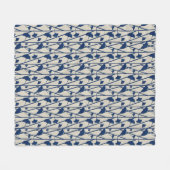 イチョウ フリースブランケット (正面(横))