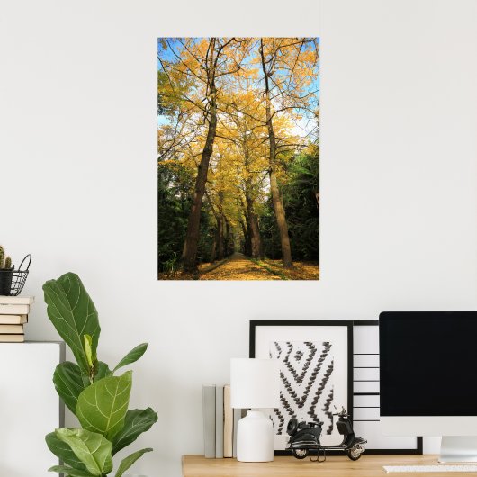 イチョウ ポスター (ホームオフィス)