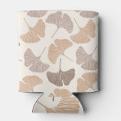 イチョウ：乾燥シームレスデザイン。 缶クーラー (裏面)