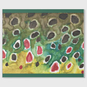 イチ科ブラウンマス釣り ラッピングペーパー (フラット)