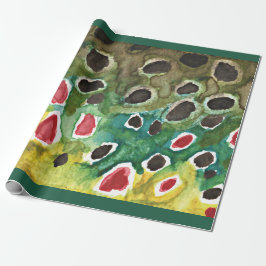 イチ科ブラウンマス釣り ラッピングペーパー