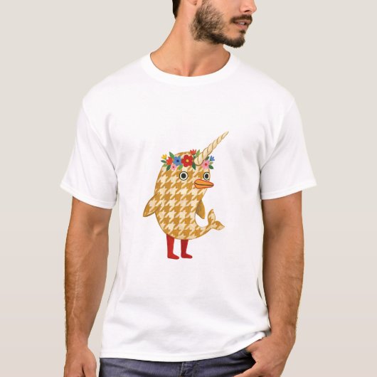 イッカクの花冠Tシャツ Tシャツ (正面)