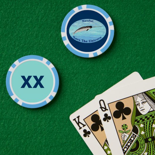 イッカク - ユニコーンを救え ポーカーチップ (ポーカーテーブル (ダブル))