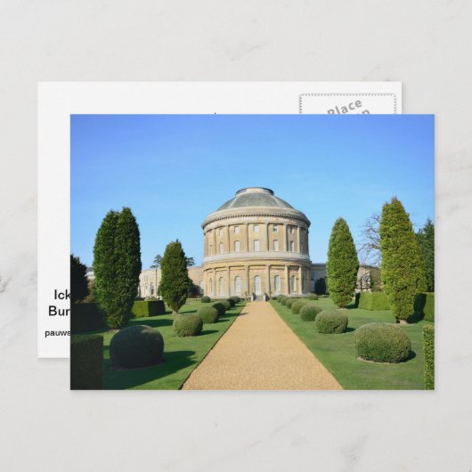 イックワースハウスベリーセントエドマンズサフォーク ポストカード (正面/裏面)